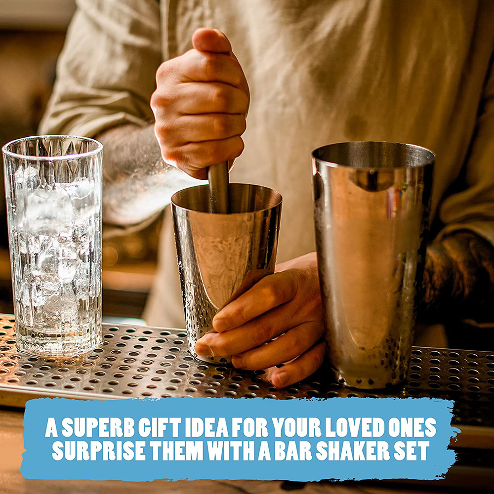 Profissional Cocktail Shaker S - مراجعة Boston Shaker Set وسعره