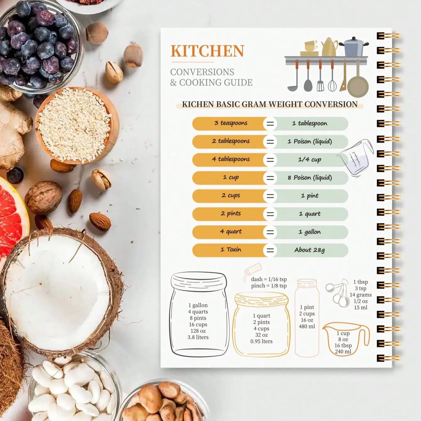 A5 Recipe Book with Full-Color - مراجعة Cocktail Recipe Book وسعره