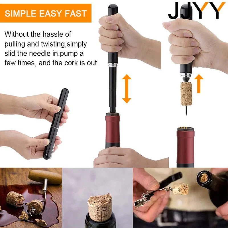 Air Pump Wine Bottle Opener St - مراجعة Wine Preservation Pump وسعره