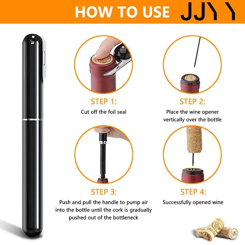Air Pump Wine Bottle Opener St - مراجعة Wine Preservation Pump وسعره