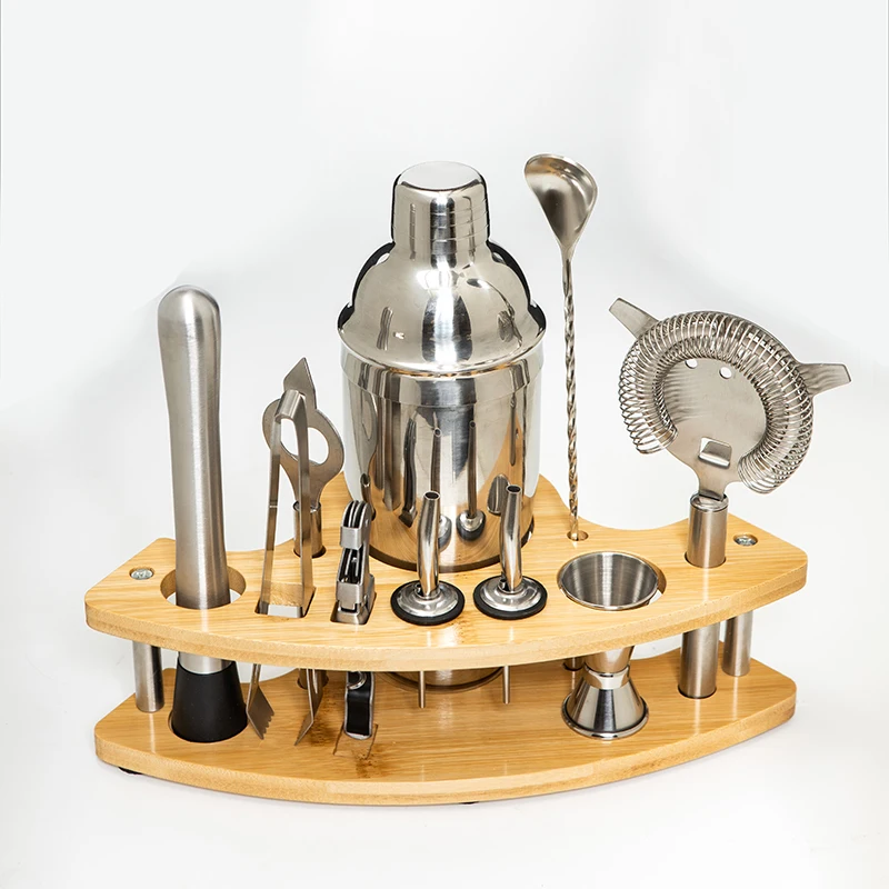 11pcs Stainless Steel Bartende - مراجعة Boston Shaker Set وسعره