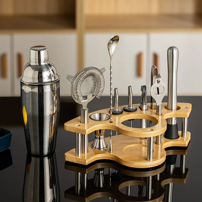 11pcs Stainless Steel Bartende - مراجعة Boston Shaker Set وسعره