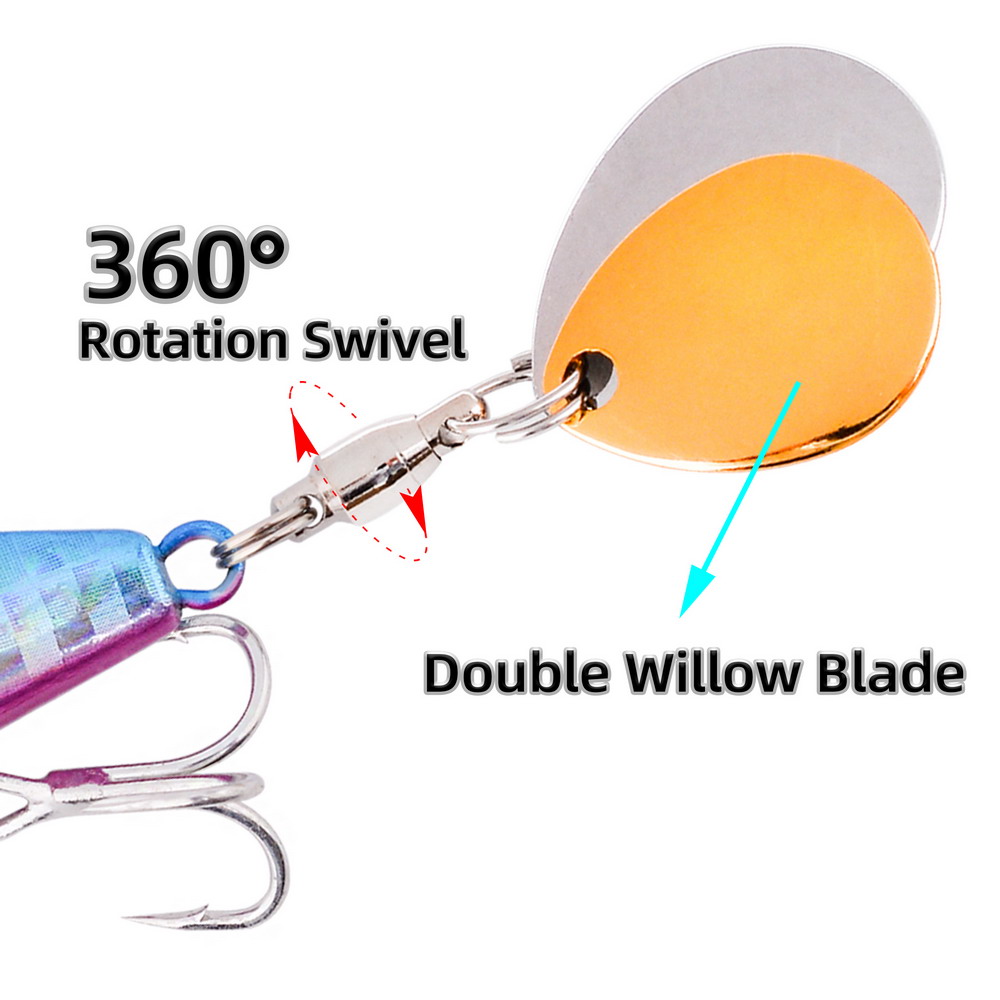 1PC Double Rotating Metal VIB  - مراجعة Jigger Double Sided وسعره