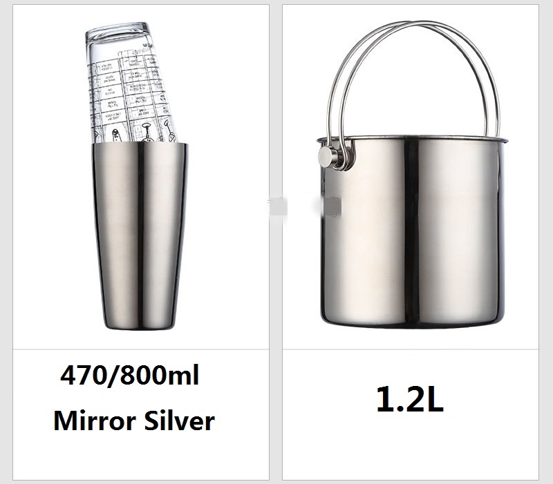 Cocktail Shaker Bar Set Stainl - مراجعة Boston Shaker Set وسعره