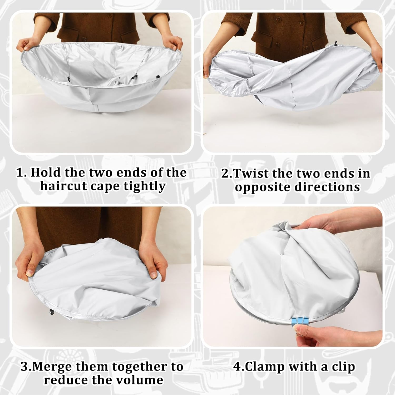 Hair Cutting Cape for All Ages - مراجعة Home Barber وسعره