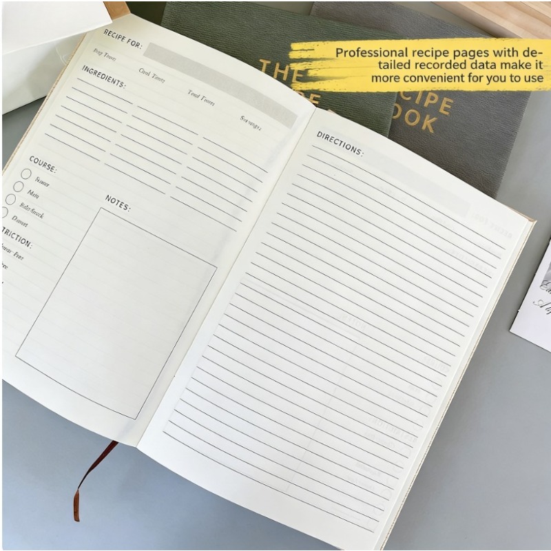 A5 Hardcover Recipe Book - Cus - مراجعة Cocktail Recipe Book وسعره