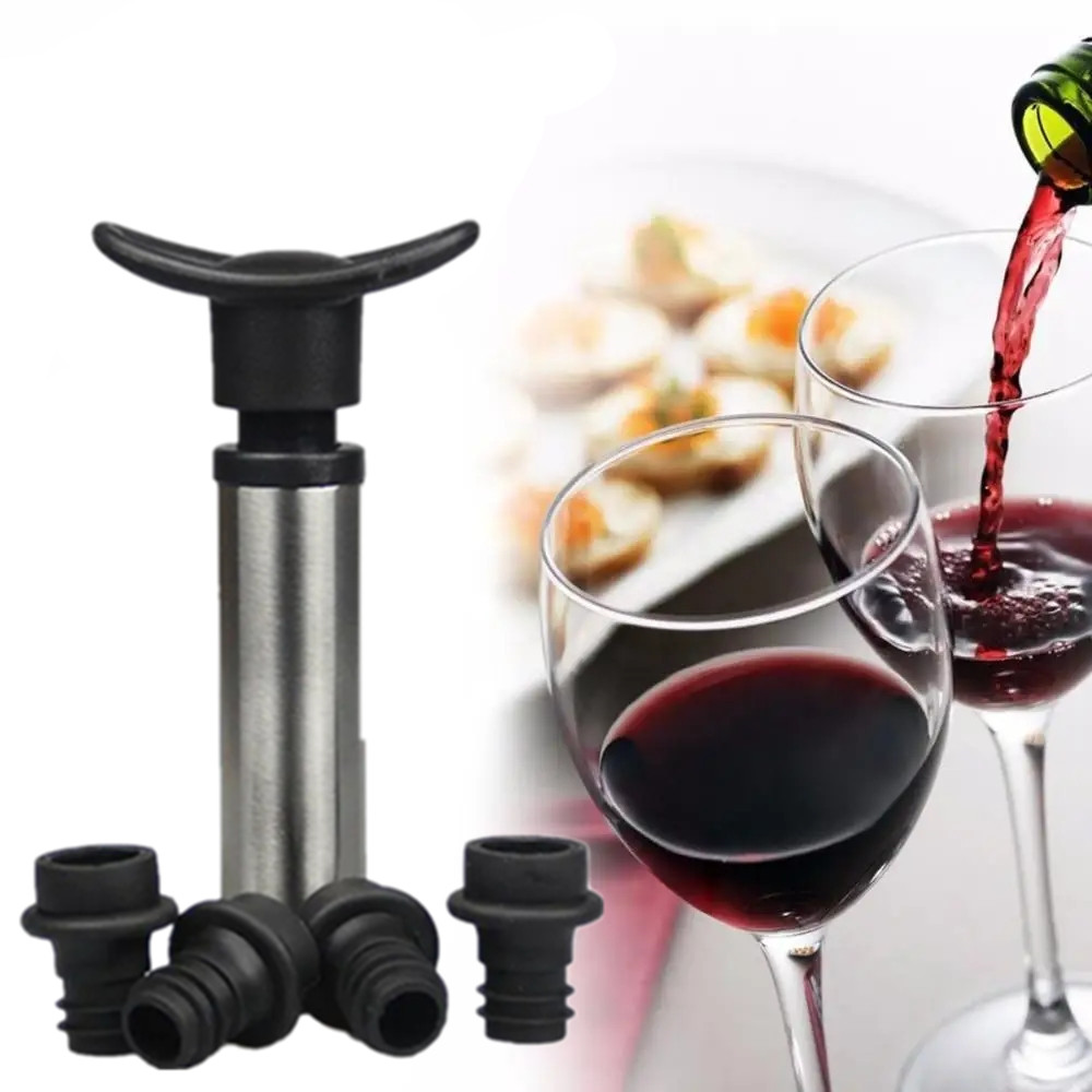 Wine Stopper with Vacuum Wine  - مراجعة Wine Preservation Pump وسعره