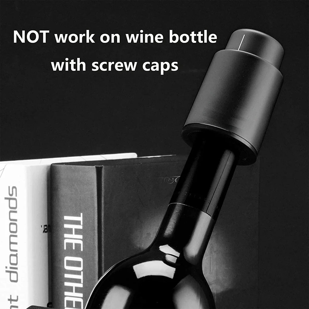 Vacuum Wine Bottle Cap Stopper - مراجعة Wine Preservation Pump وسعره