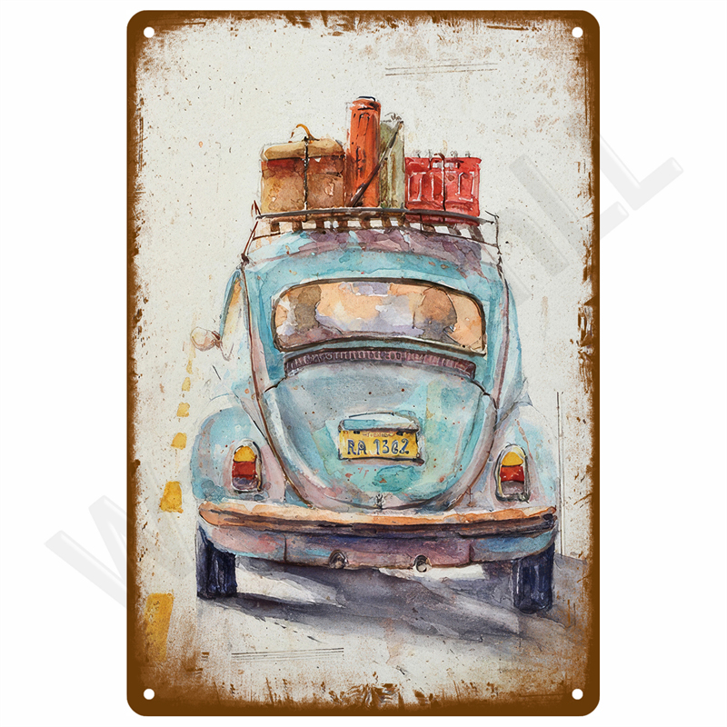 Vintage Metal Plate Tin Sign P - مراجعة Home Bar Accessories وسعره