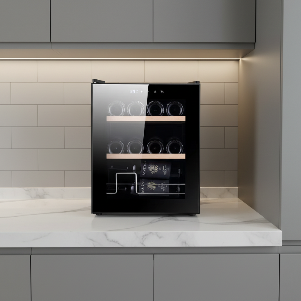 Mini bar Cooler Fridge Red Win - مراجعة Home Bar And Cabinet وسعره