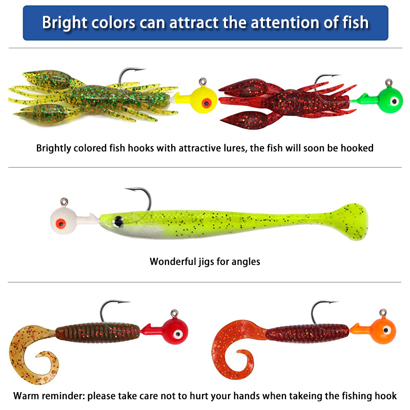 60Pcs/bag Lead Jig Heads Fishi - مراجعة Jigger Double Sided وسعره