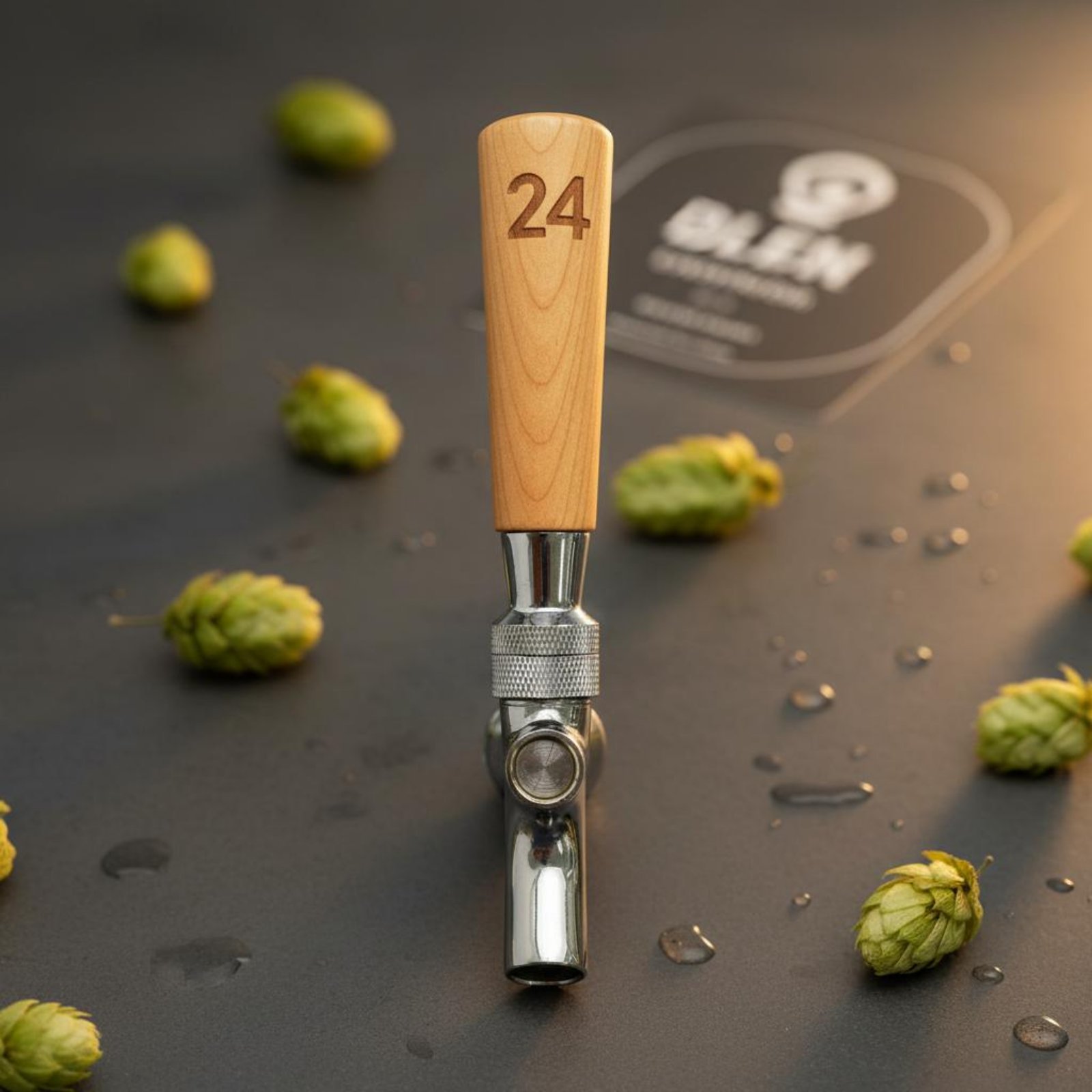 Short Wooden Beer Handle Solid - مراجعة Home Bar Accessories وسعره