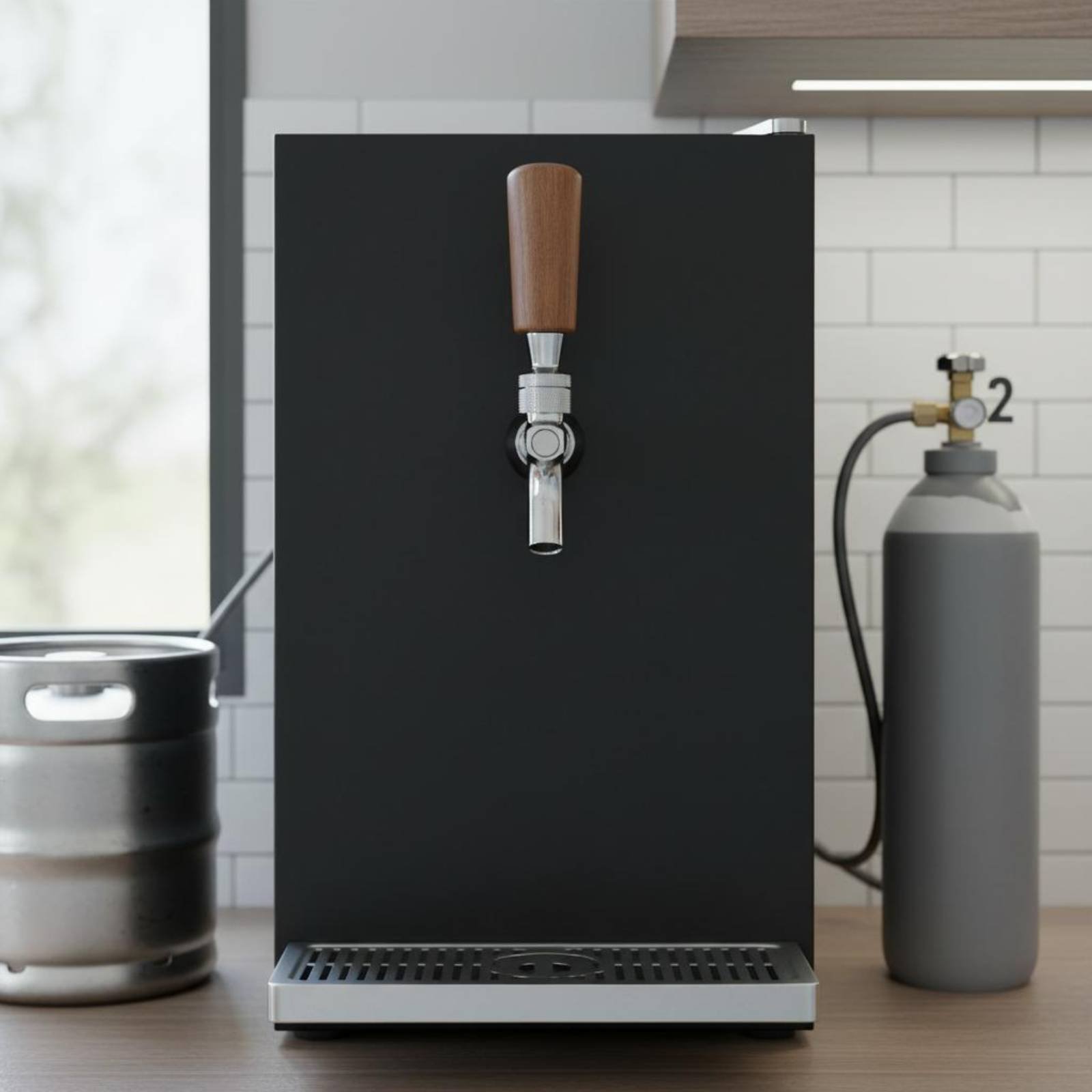 Short Wooden Beer Handle Solid - مراجعة Home Bar Accessories وسعره