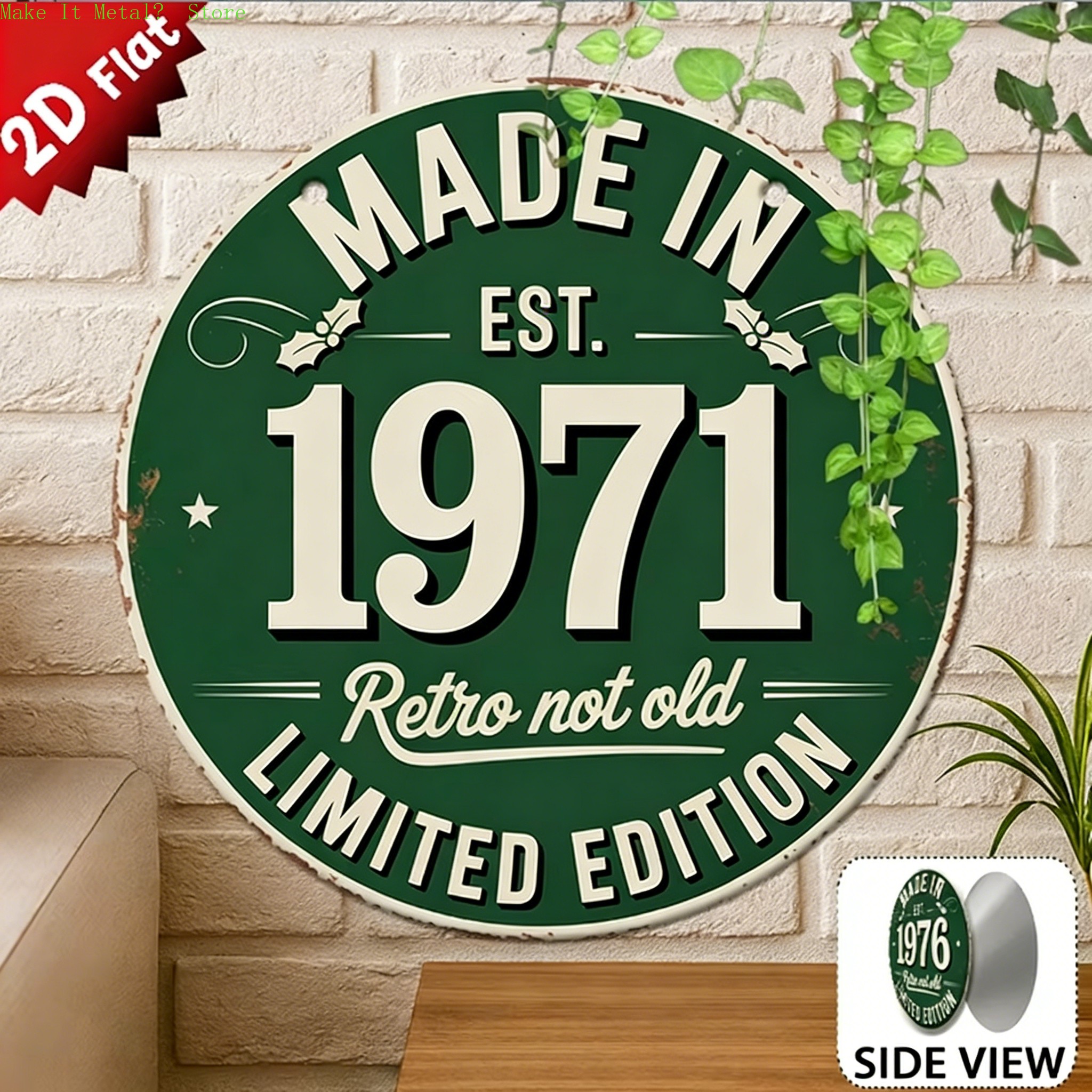 Made in 1976 Retro Not Old 2D  - مراجعة Home Bar Accessories وسعره
