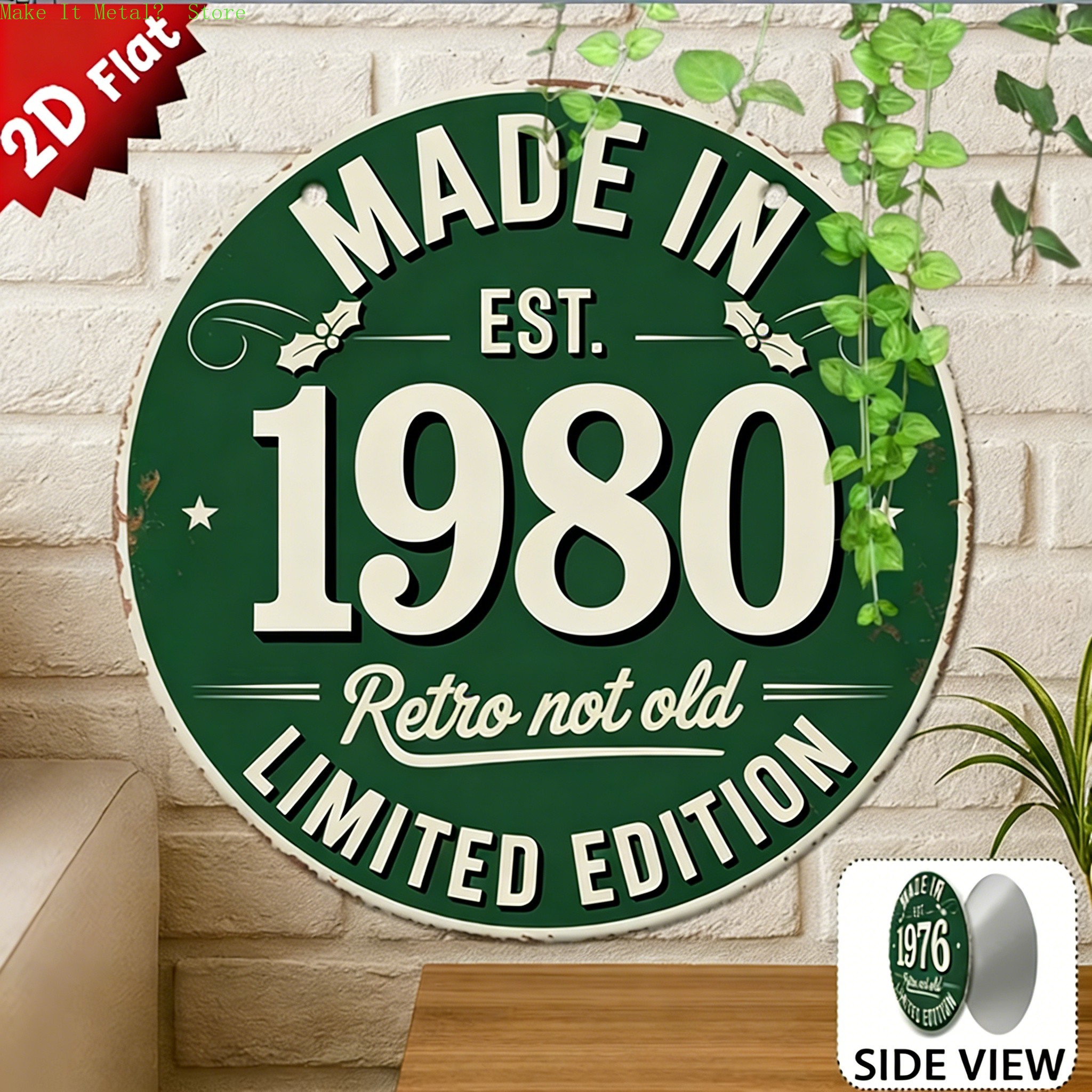 Made in 1976 Retro Not Old 2D  - مراجعة Home Bar Accessories وسعره