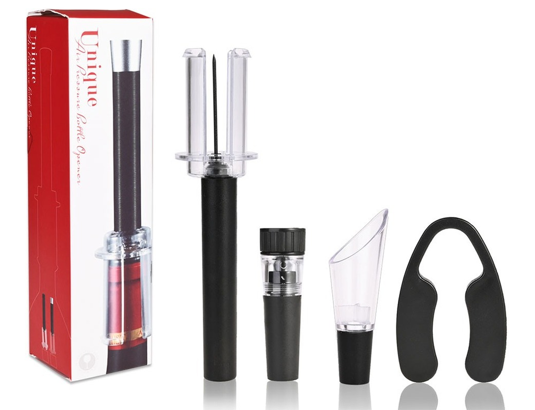 Air Pump Wine Bottle Opener Ai - مراجعة Wine Preservation Pump وسعره