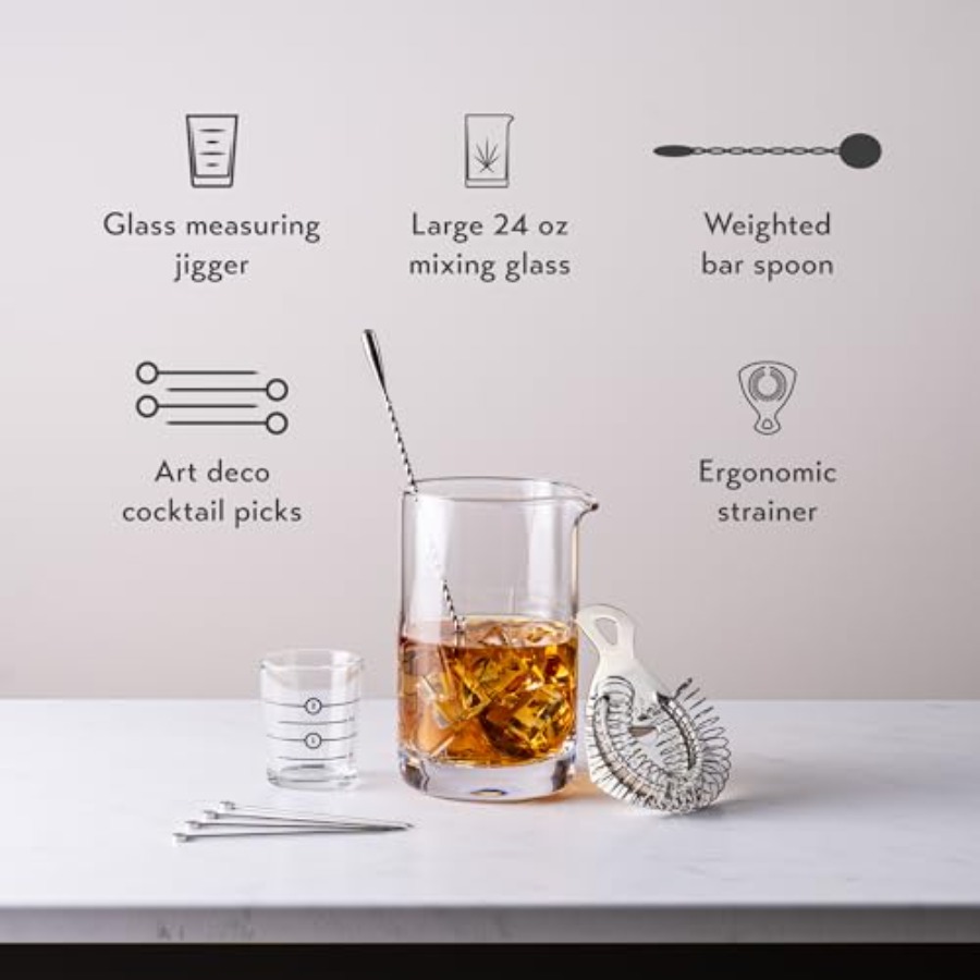 Cocktail Mixing Glass, Old Fas - مراجعة Old Fashioned Glass وسعره