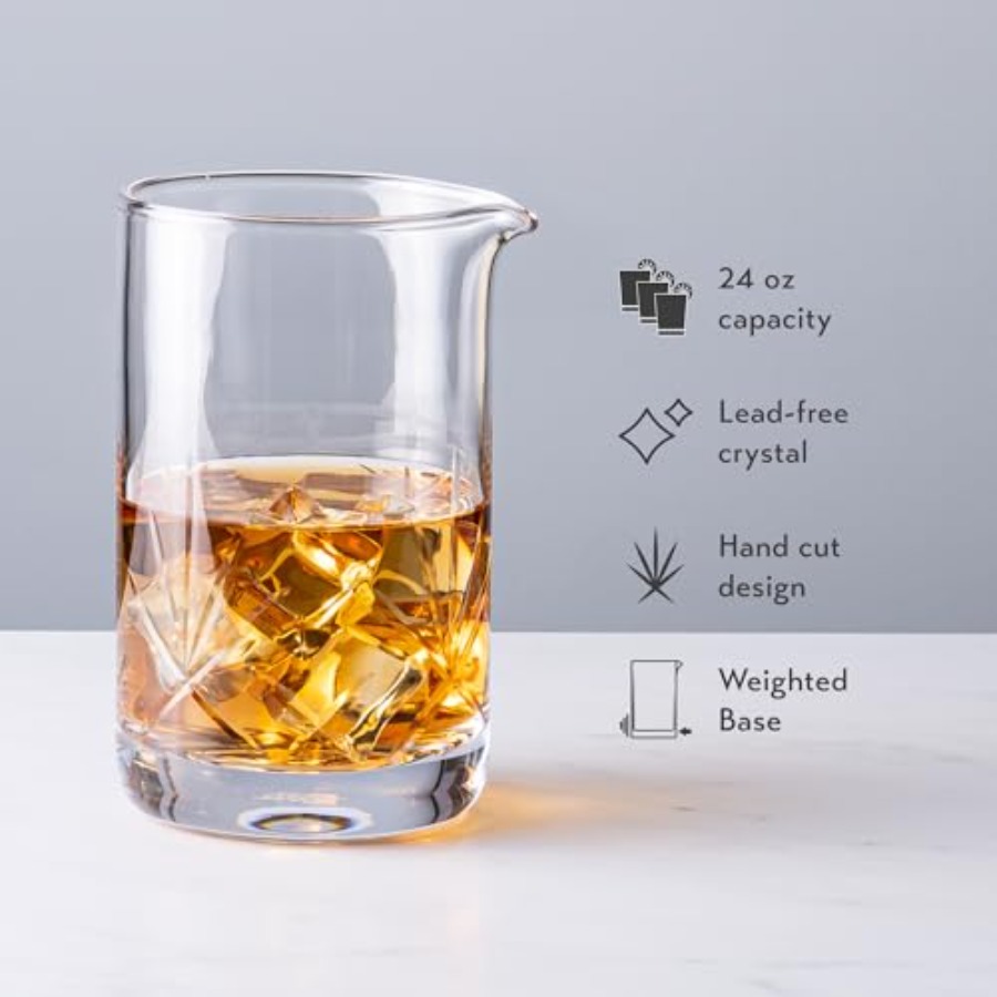 Cocktail Mixing Glass, Old Fas - مراجعة Old Fashioned Glass وسعره