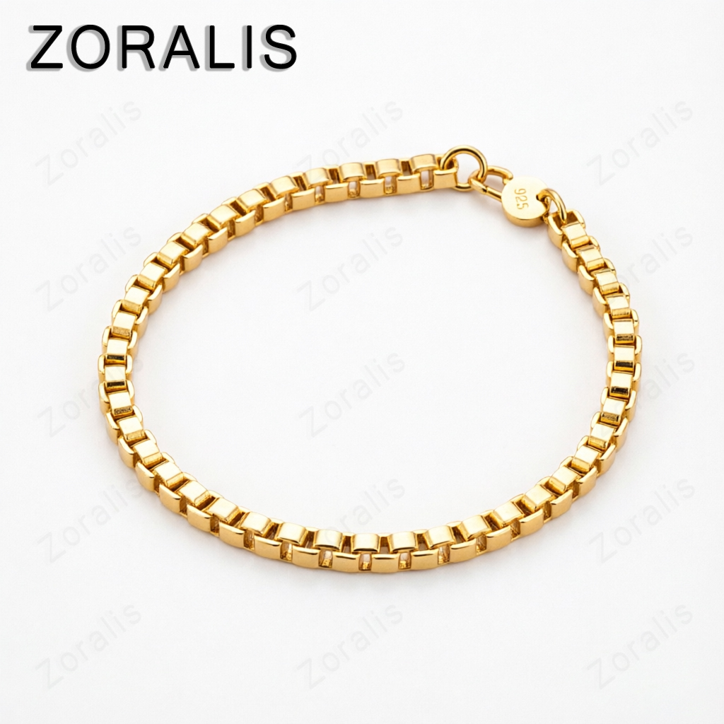 Exquisite 18K Gold 4mm Box Cha - مراجعة Bar Cart Gold وسعره