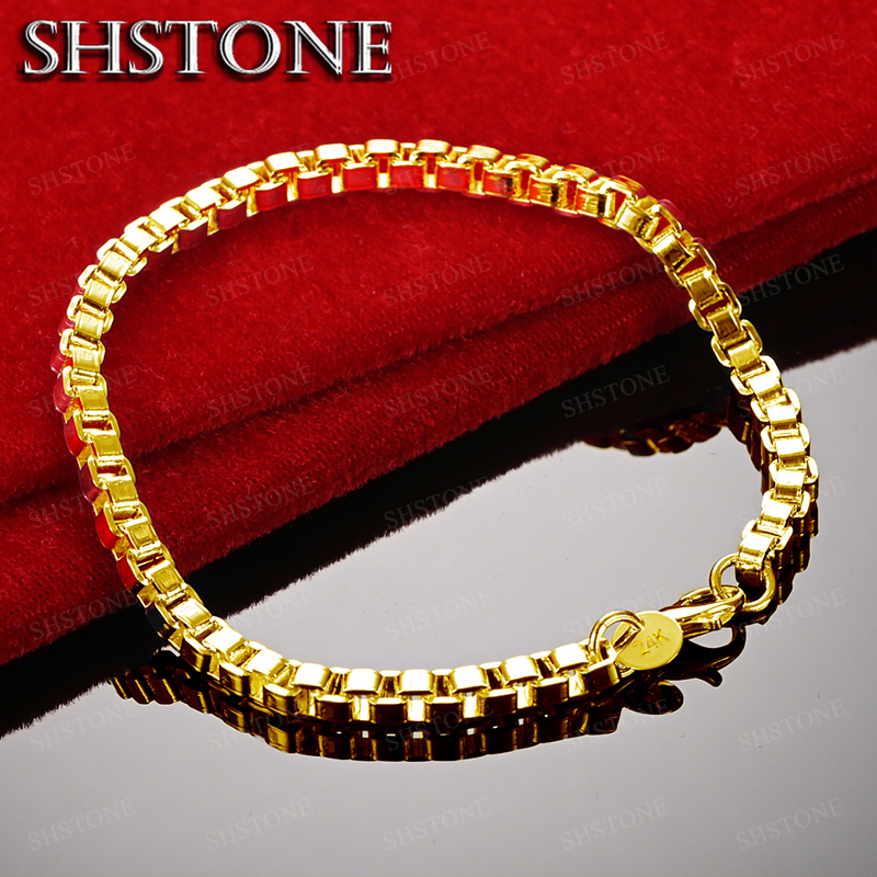 Exquisite 18K Gold 4mm Box Cha - مراجعة Bar Cart Gold وسعره